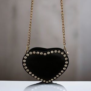 Small Heart Purse with Chain Strap - Ready for Valentines Day!